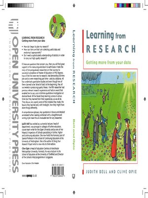 cover image of Learning From Research